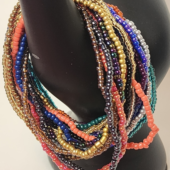 Bohemian Glass Bead Bracelet - Picture 4 of 5